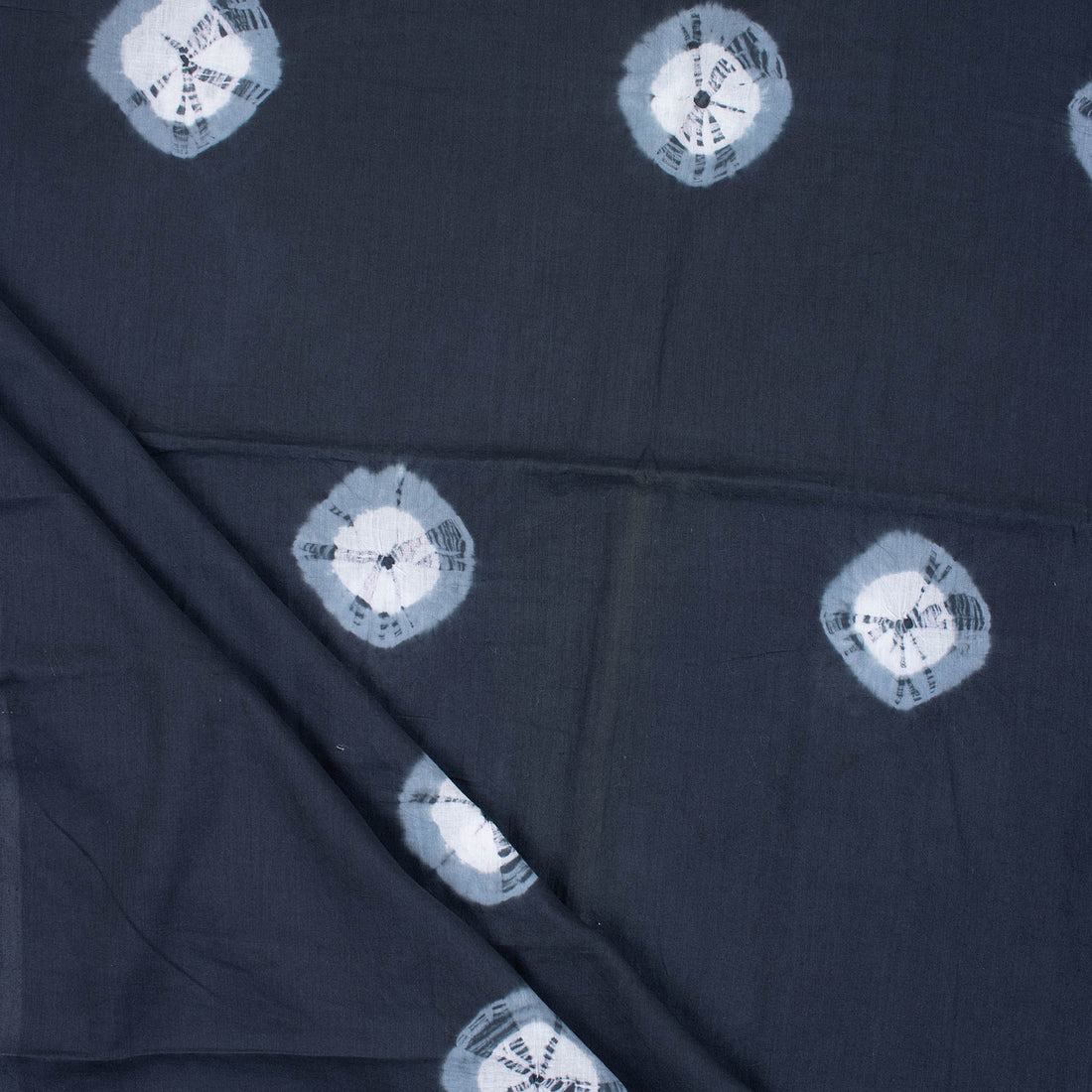 Hand Dye Cotton Polka Dots Tie Dye Shibori Fabric