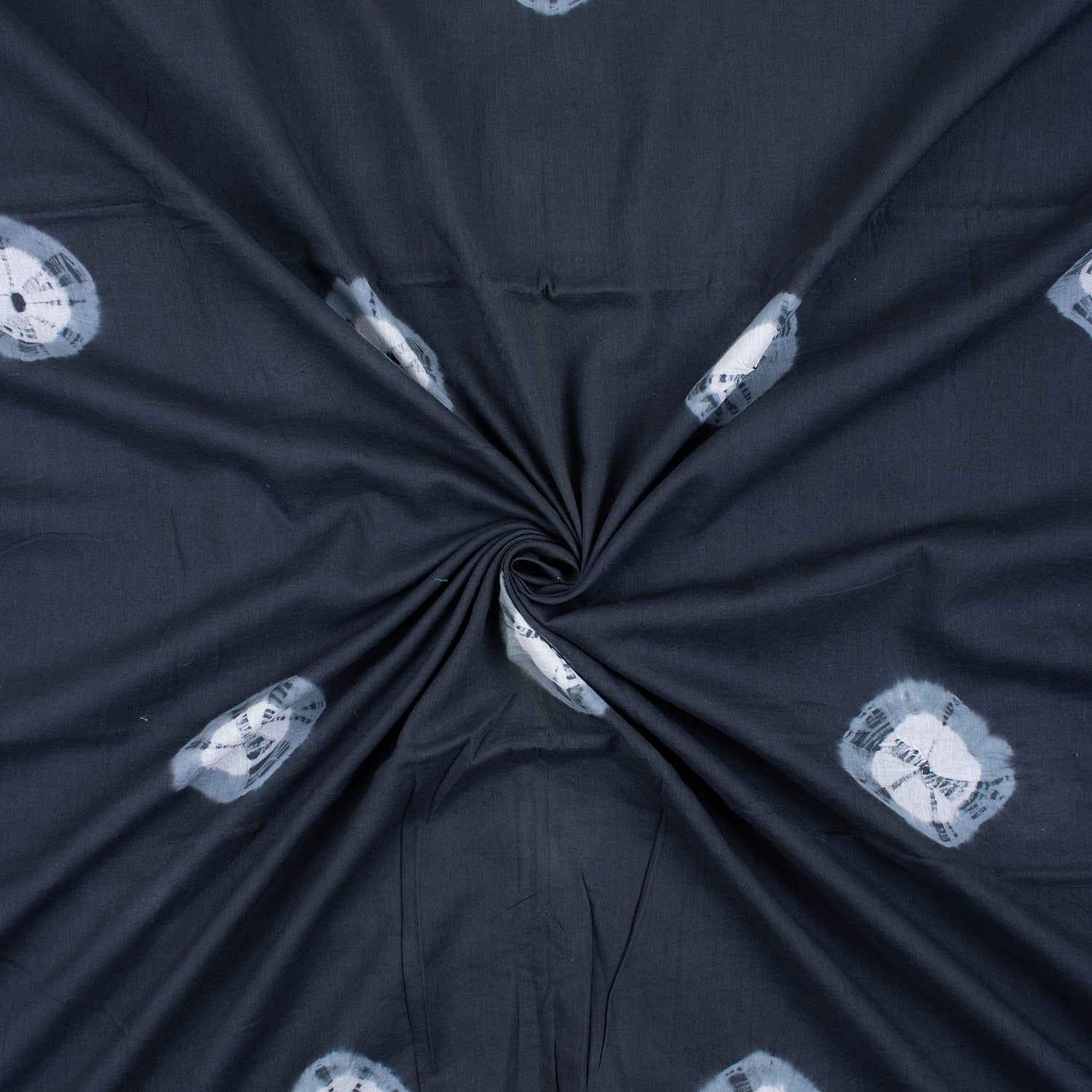 Hand Dye Cotton Polka Dots Tie Dye Shibori Fabric