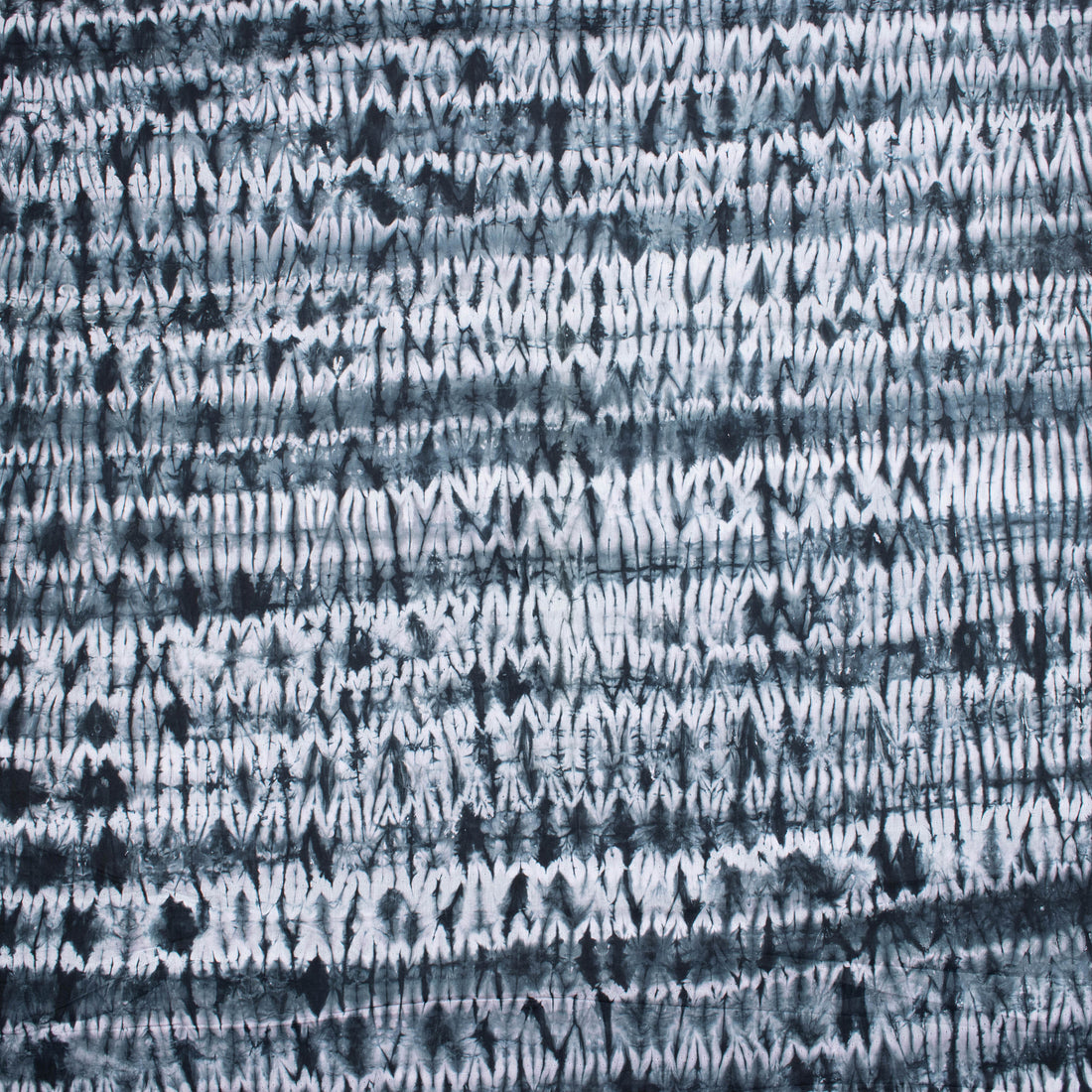 Hand Dyed Black Tie Dye Cotton Fabric