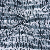 Hand Dyed Black Tie Dye Cotton Fabric
