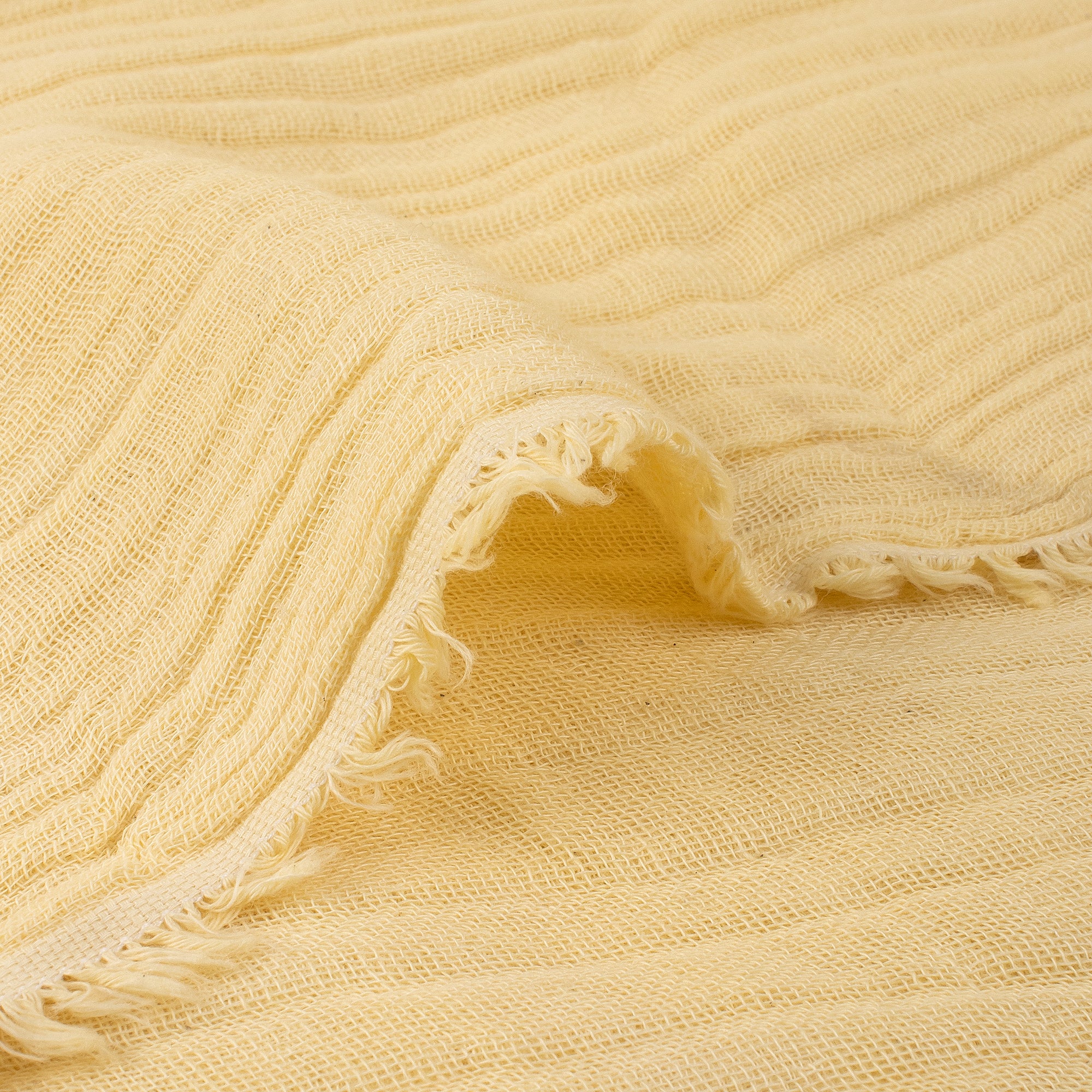 Hand Dyed Organic Cotton Gauze Fabric By The Yard
