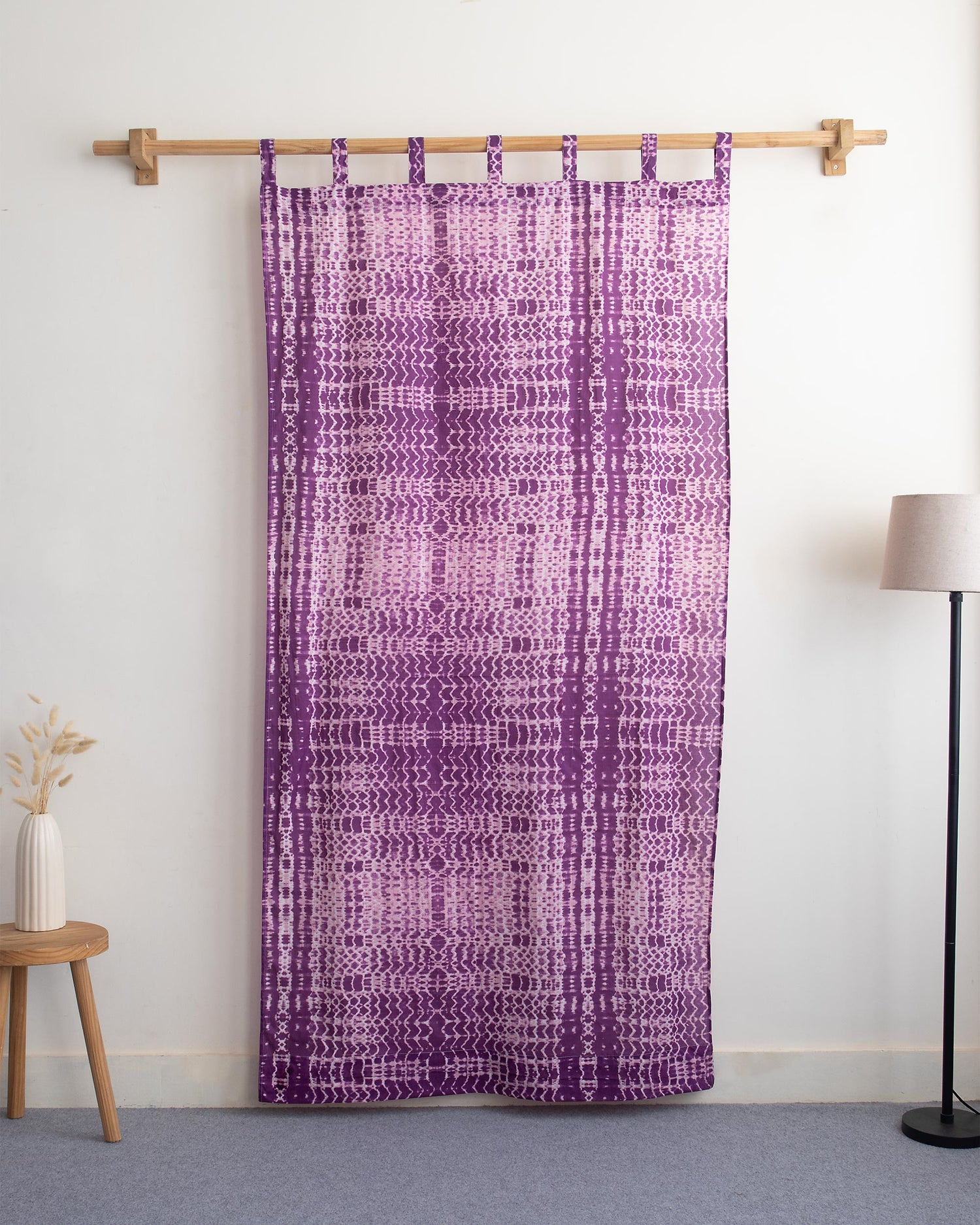 Hand Dyed Pure Cotton Curtains for Window In India