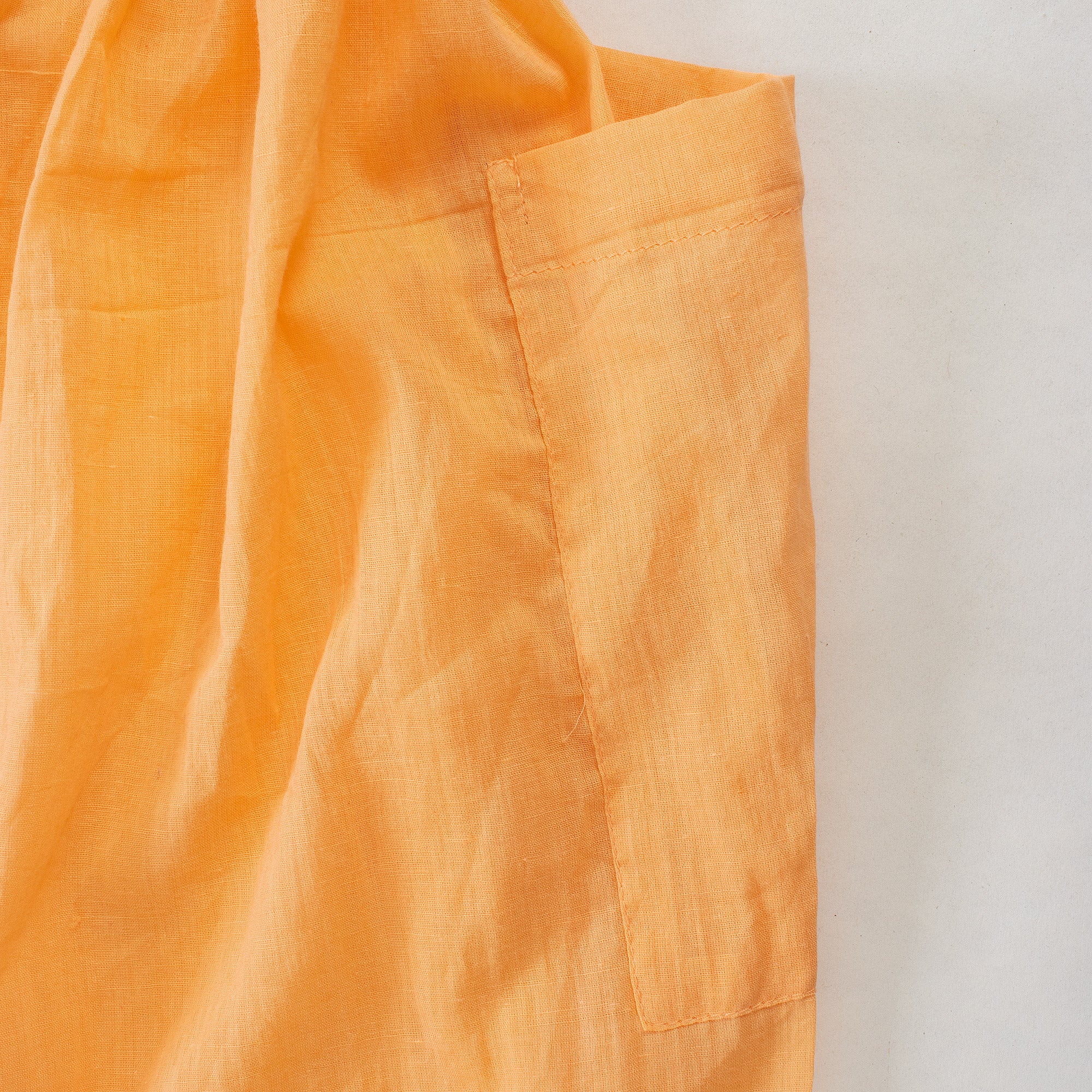 Hand Dyed Soft Cotton Womens Apron With Pockets