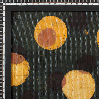 Hand Printed Dabu Organic Cotton Kantha Fabric