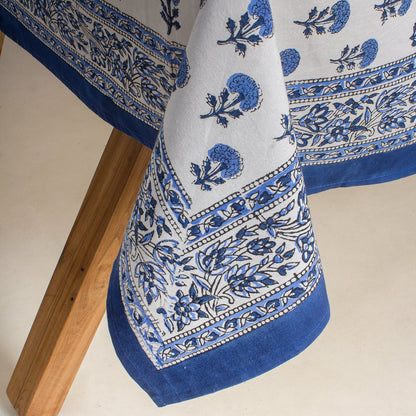 Handcrafted Indian Block Dining Table Cover