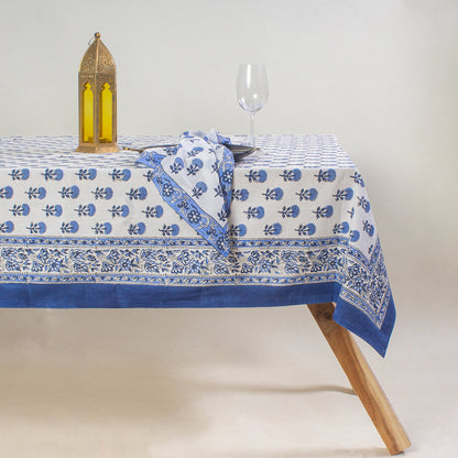 Handcrafted Indian Block Dining Table Cover