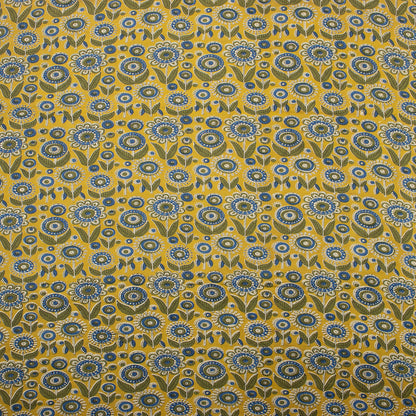 Handmade Bagru Printed Cotton Fabric by Yard