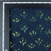 Handmade Blue Floral Cotton Dabu Fabric