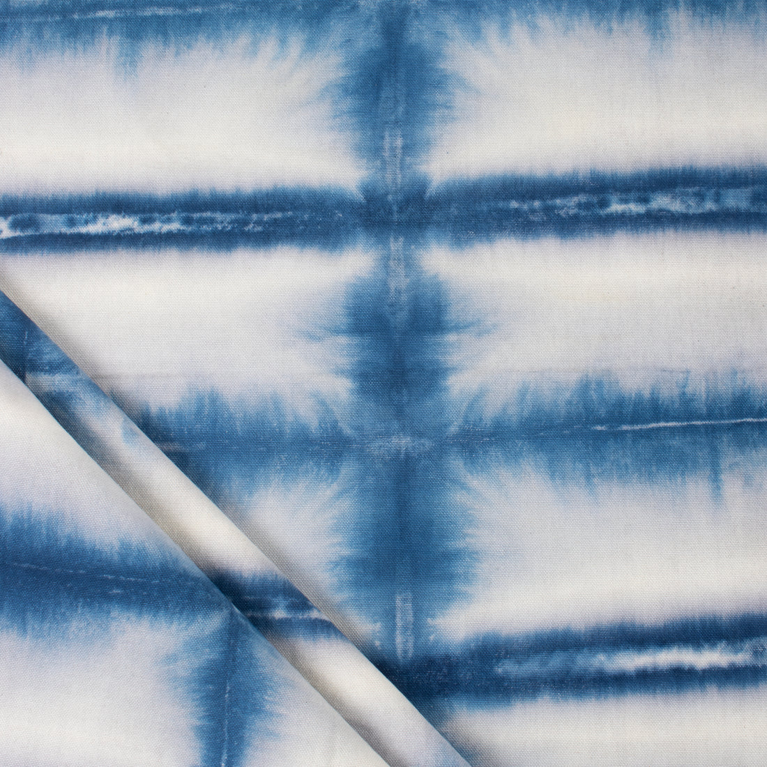 Handmade Blue Tie Dye Cotton Duck Cloth Fabric