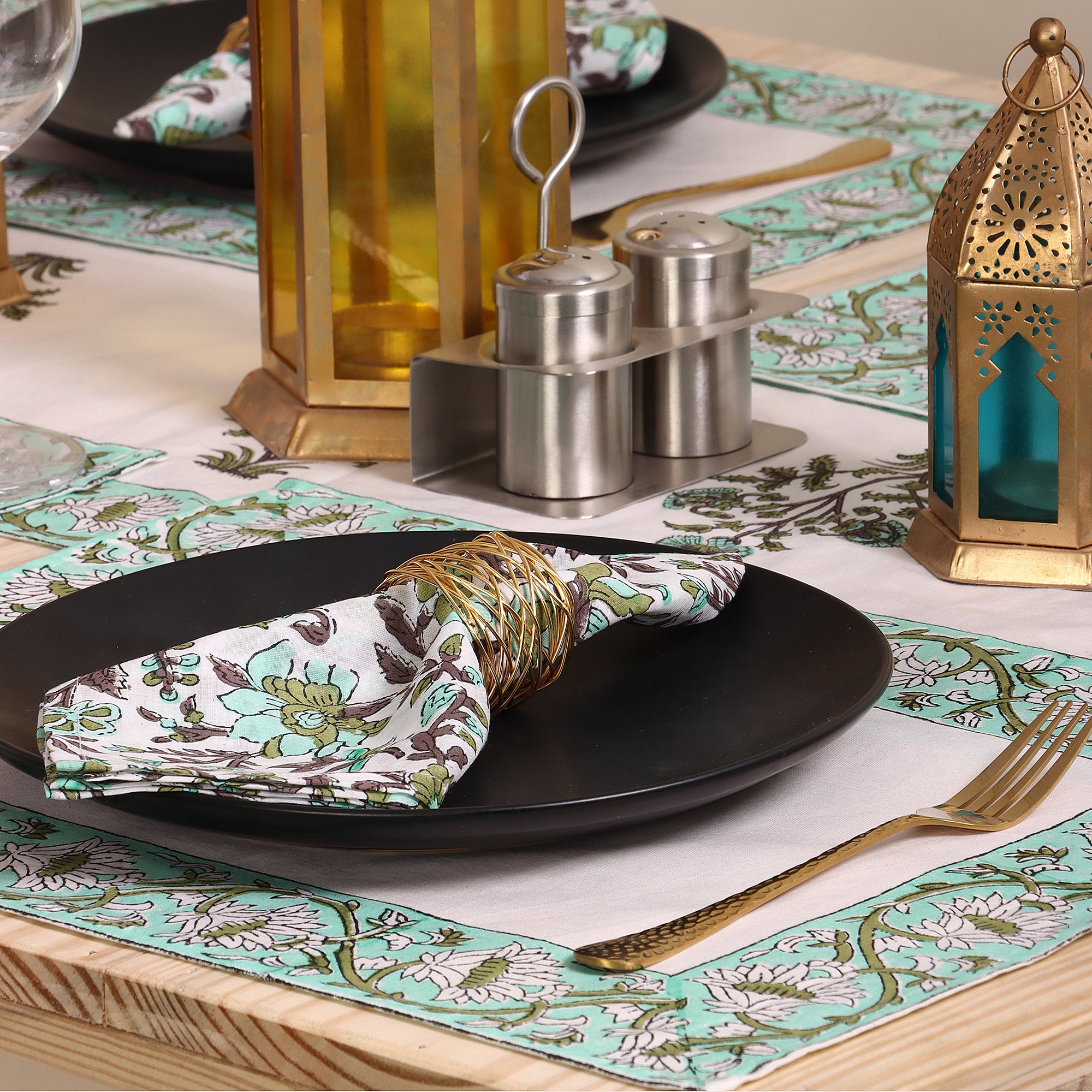 Handmade Cotton Outdoor Table Runner