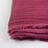 Handmade Dark Maroon Organic Cotton Gauze Fabric