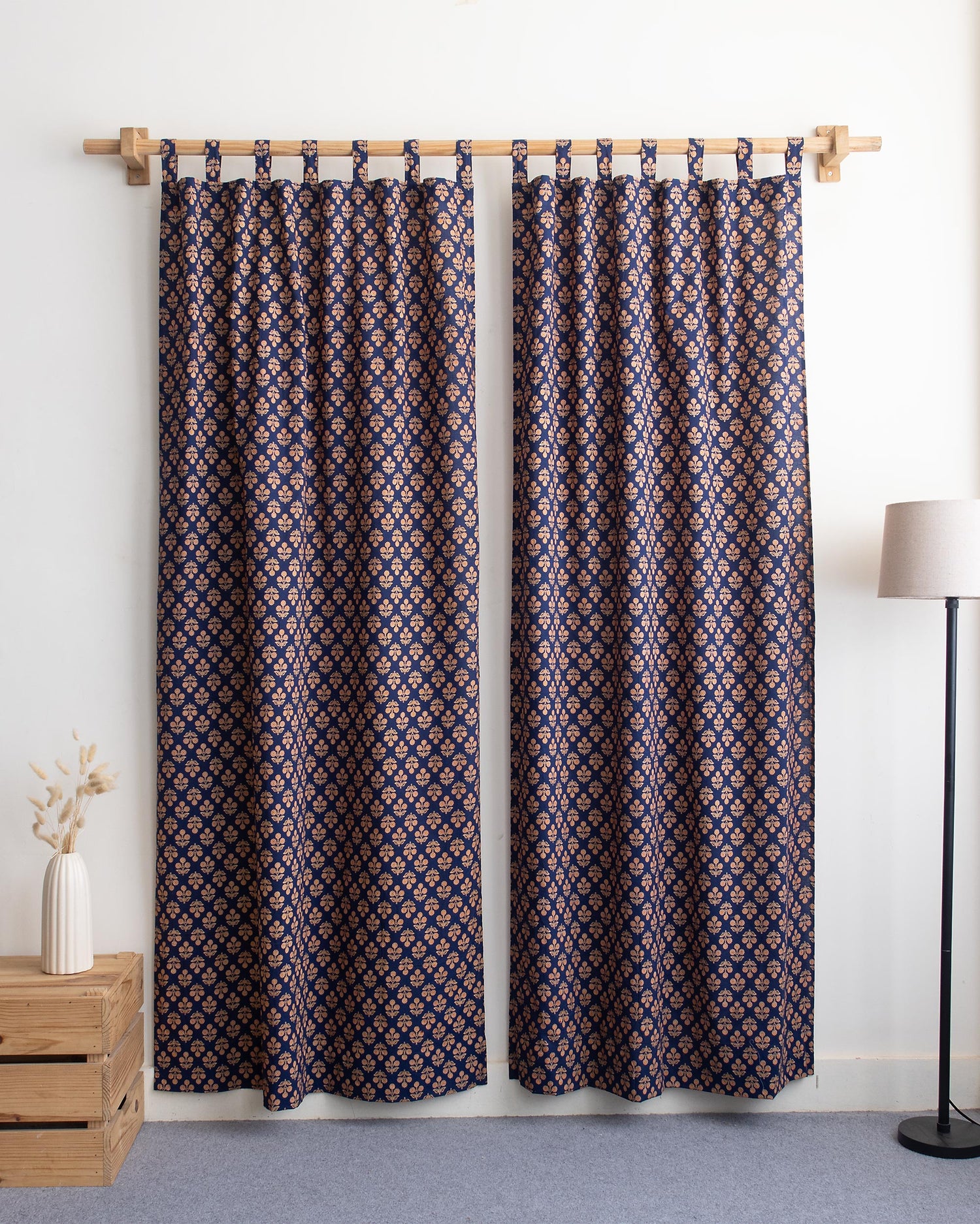 Handmade Floral Curtains for Door Online