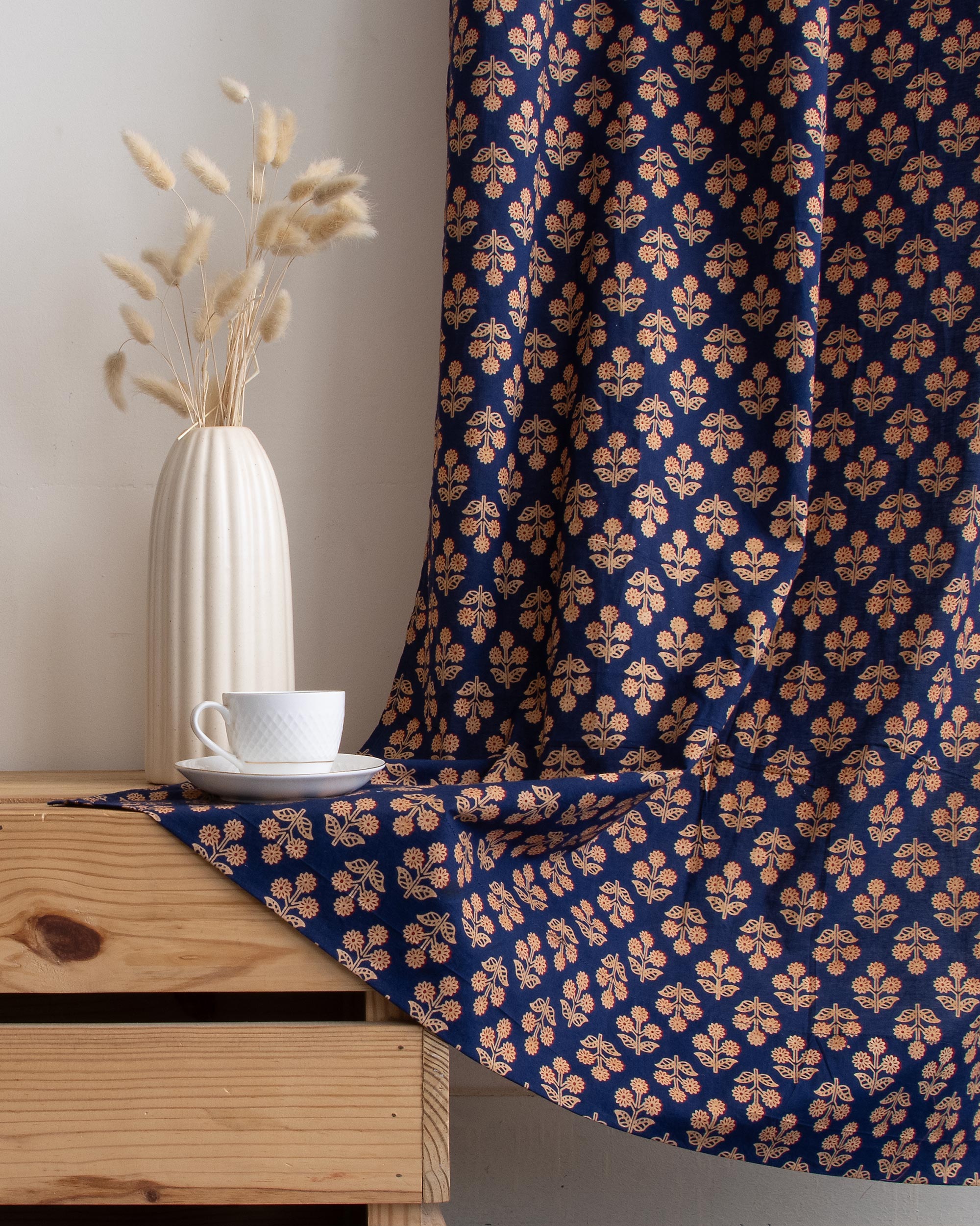 Handmade Floral Curtains for Door Online