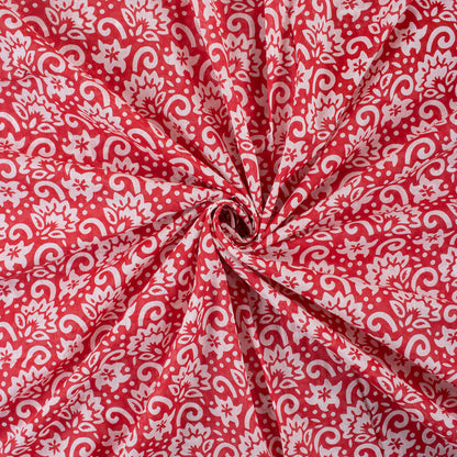  Handmade Floral Print Cotton Fabric Yard
