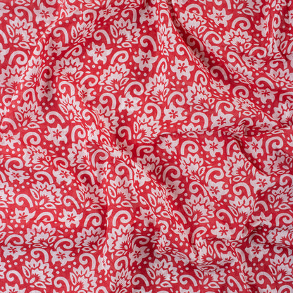  Handmade Floral Print Cotton Fabric Yard