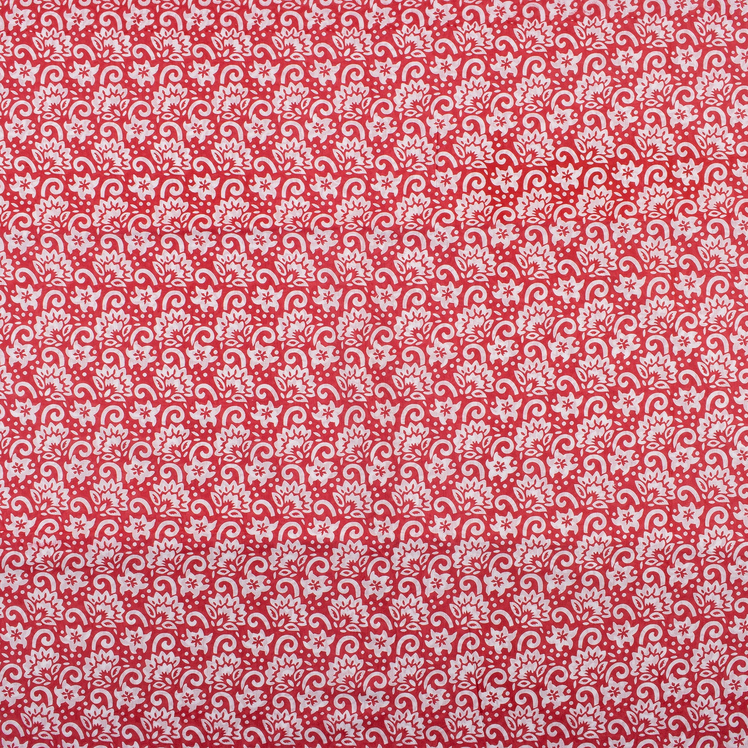  Handmade Floral Print Cotton Fabric Yard