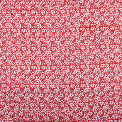  Handmade Floral Print Cotton Fabric Yard