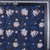 Handmade Floral Printed Dabu Fabric