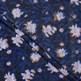 Handmade Floral Printed Dabu Fabric