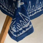 Handmade Indigo Cotton Dining Table Cover Cloth