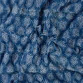 Handmade Indigo Print Cotton Fabric