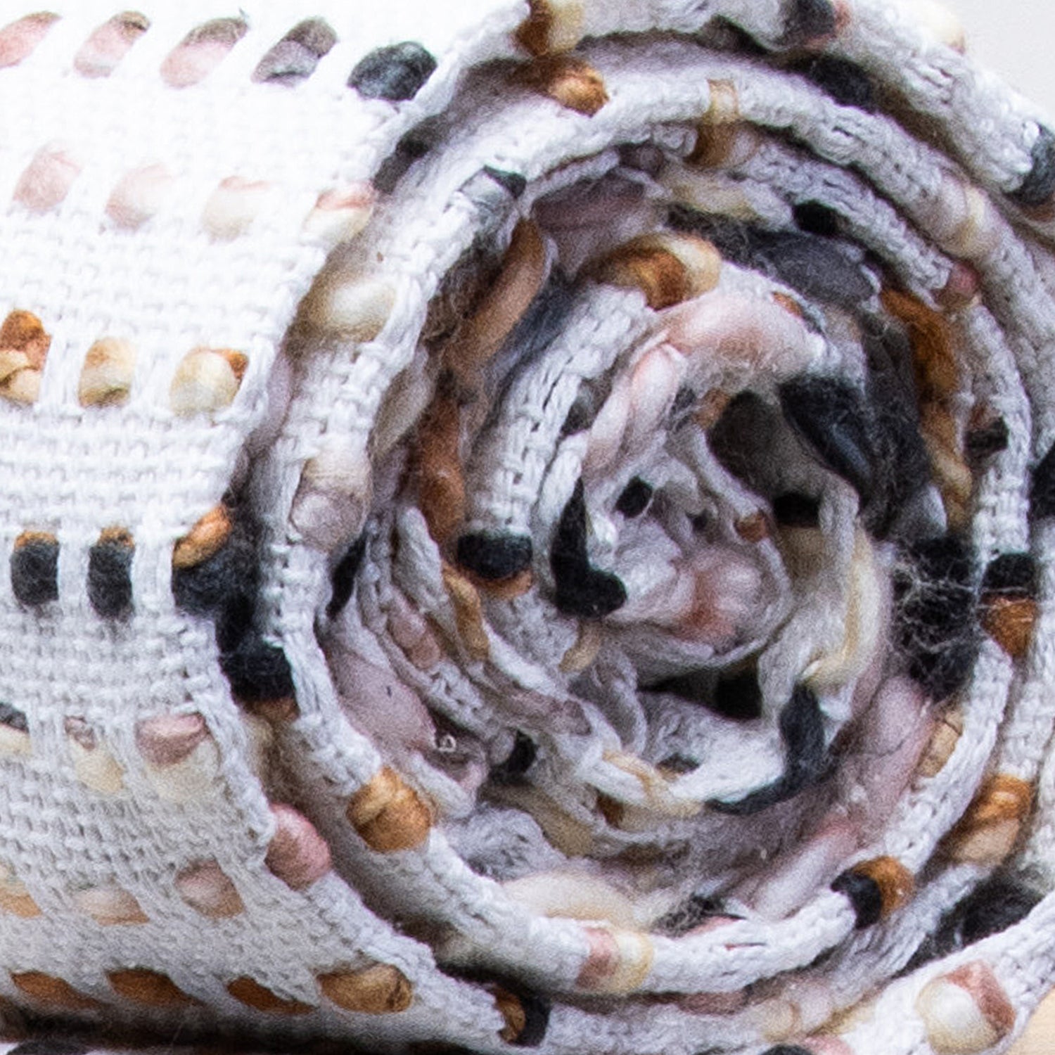 Handmade Multi Stripe Pure Cotton Woven Blanket Throw