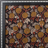 Handmade Red Floral Bagru Print Cotton Running Fabric