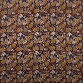 Handmade Red Floral Bagru Print Cotton Running Fabric
