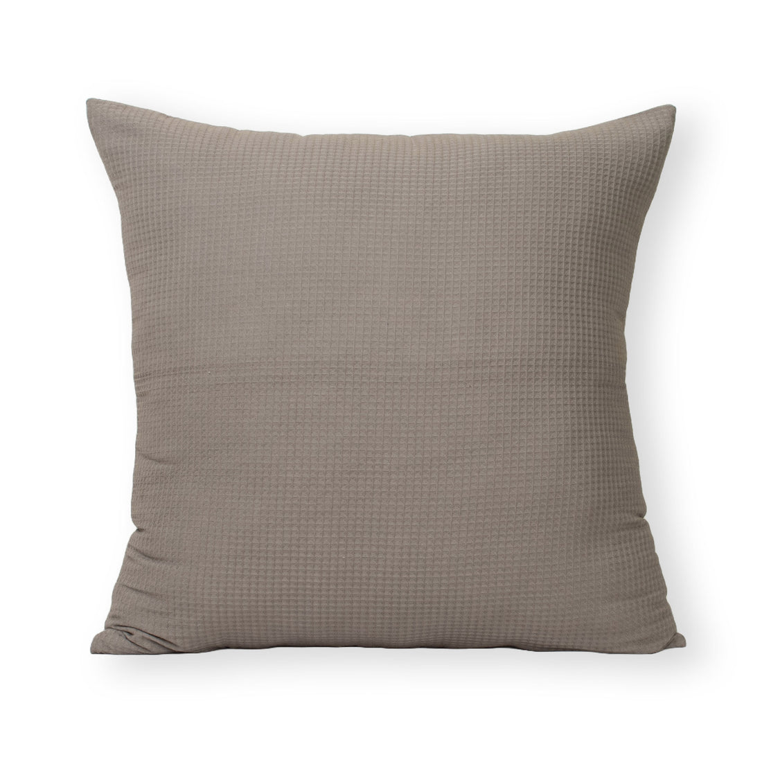 Handmade Sofa Cotton Gray Waffle Cushion Cover Online