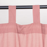Handmade Solid Dusty Pink Cotton Window Curtain
