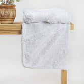 Handmade Solid White Cotton Soft Throw Blanket