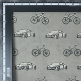 Handmade Vehicle Print Kashish Cotton Fabric