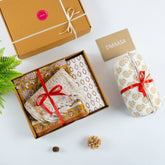 Holiday Gift Sets For Women Unstitched Suit Set & Toiletry Bag