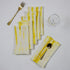 Home Decor Yellow Tie Dye Cotton Napkins