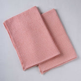 Soft Pink Cotton Towel Set for Couples