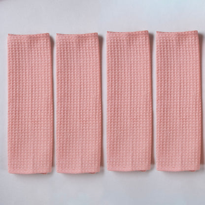 Soft Pink Cotton Towel Set for Couples