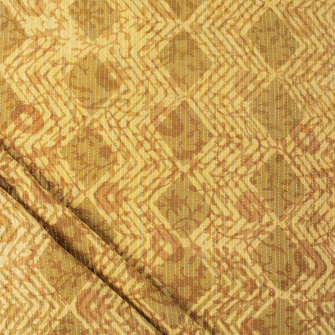 Ikat Hand Block Printed Dabu Cotton Material Fabric
