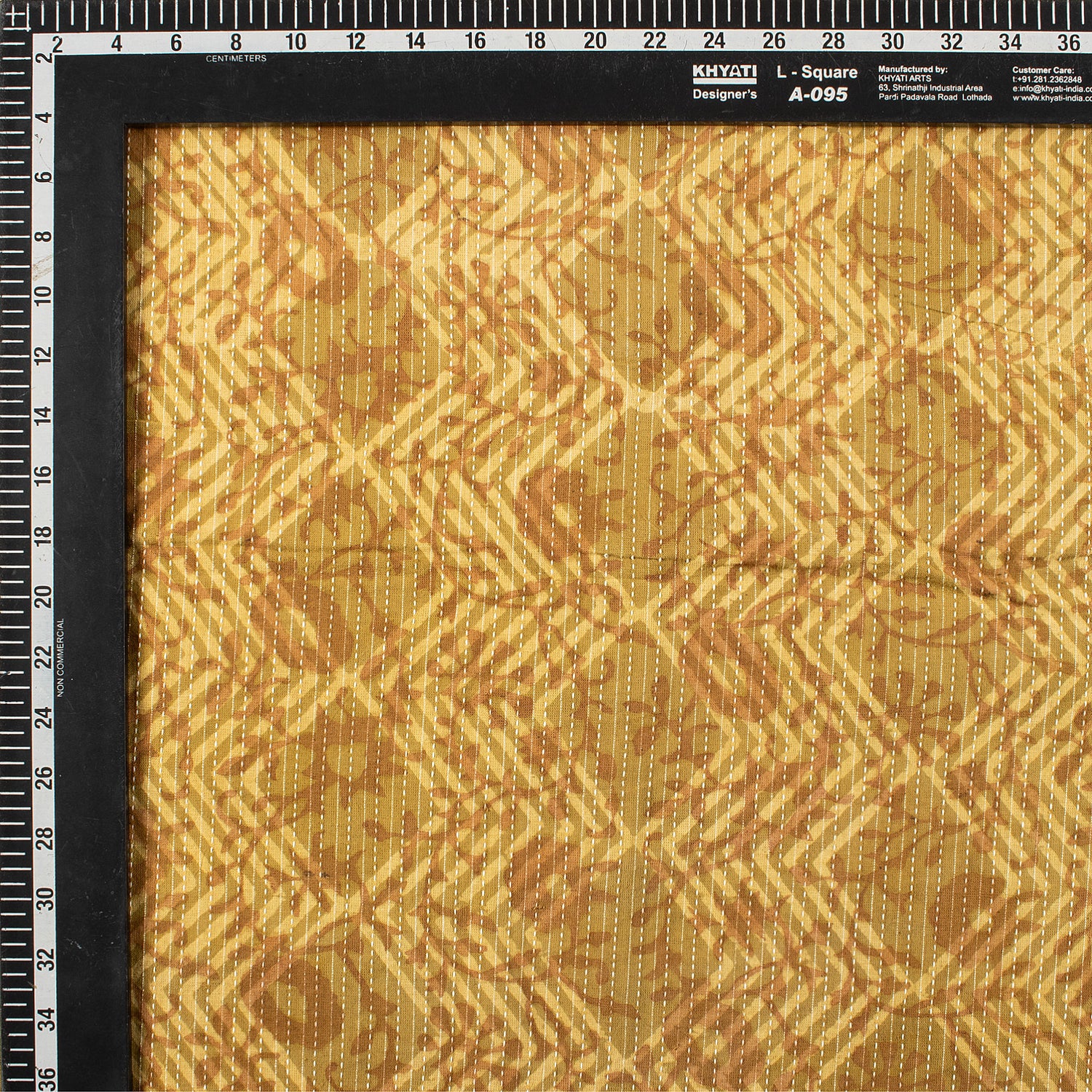 Ikat Hand Block Printed Dabu Cotton Material Fabric