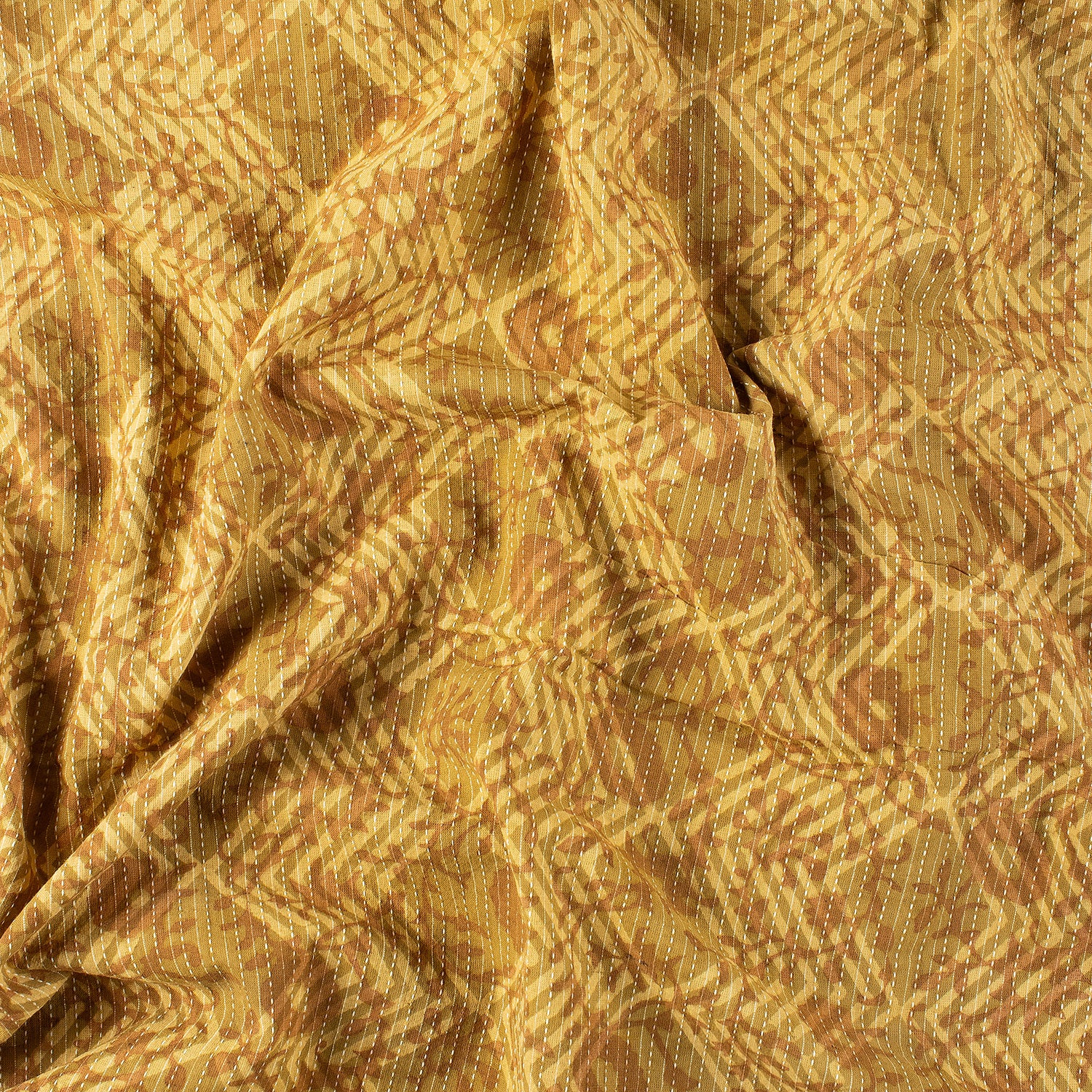 Ikat Hand Block Printed Dabu Cotton Material Fabric