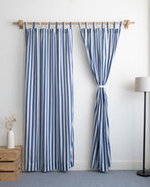 India Online Handcrafted Striped Printed Cotton Curtains