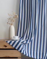 India Online Handcrafted Striped Printed Cotton Curtains