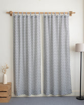 India Organic Cotton Block Printed Curtains for Home Decor