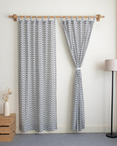 India Organic Cotton Block Printed Curtains for Home Decor