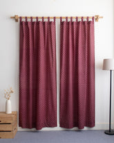 Indian Block Print Cotton Curtains Perfect for Home Decor
