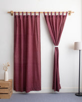 Indian Block Print Cotton Curtains Perfect for Home Decor