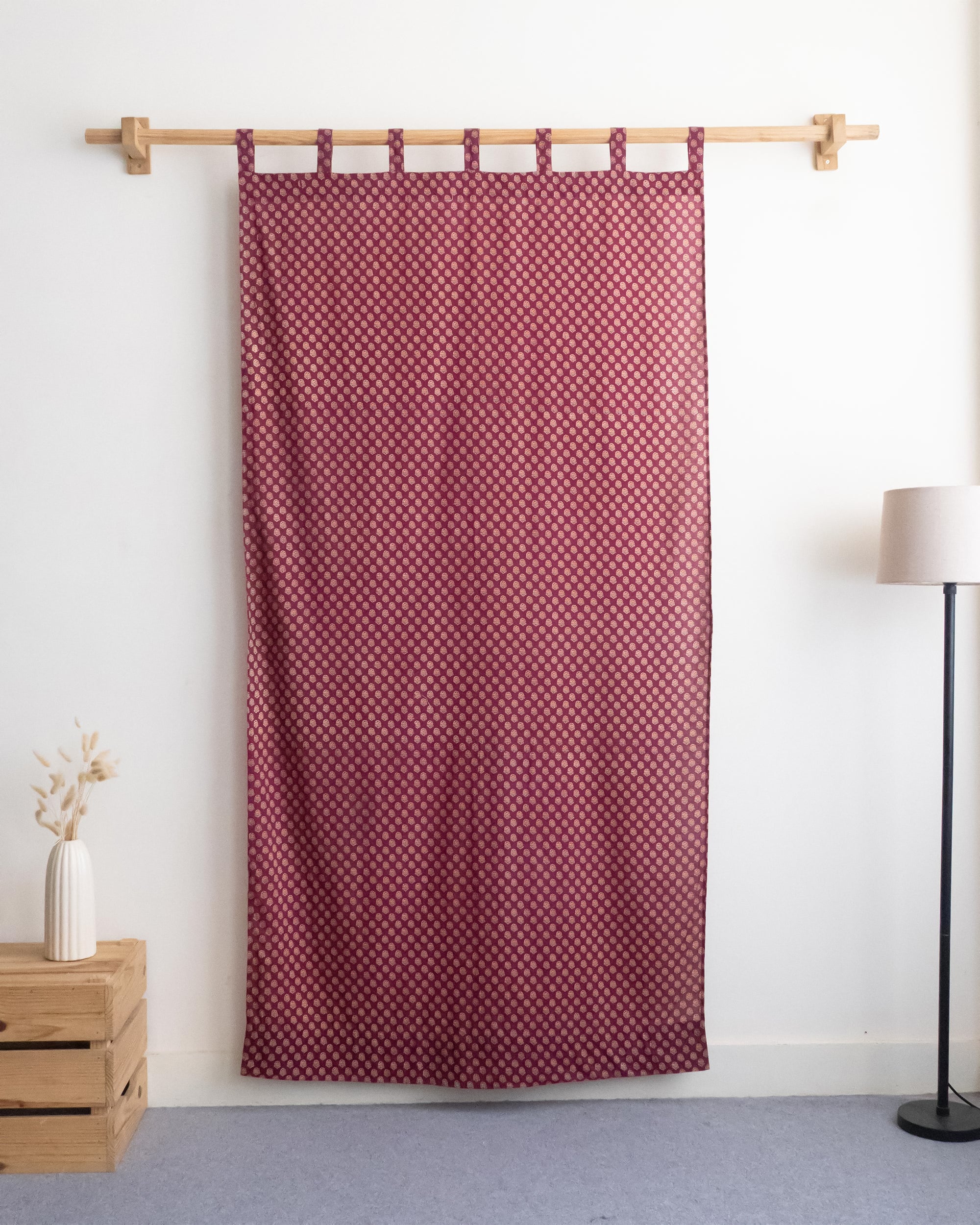 Indian Block Print Cotton Curtains Perfect for Home Decor
