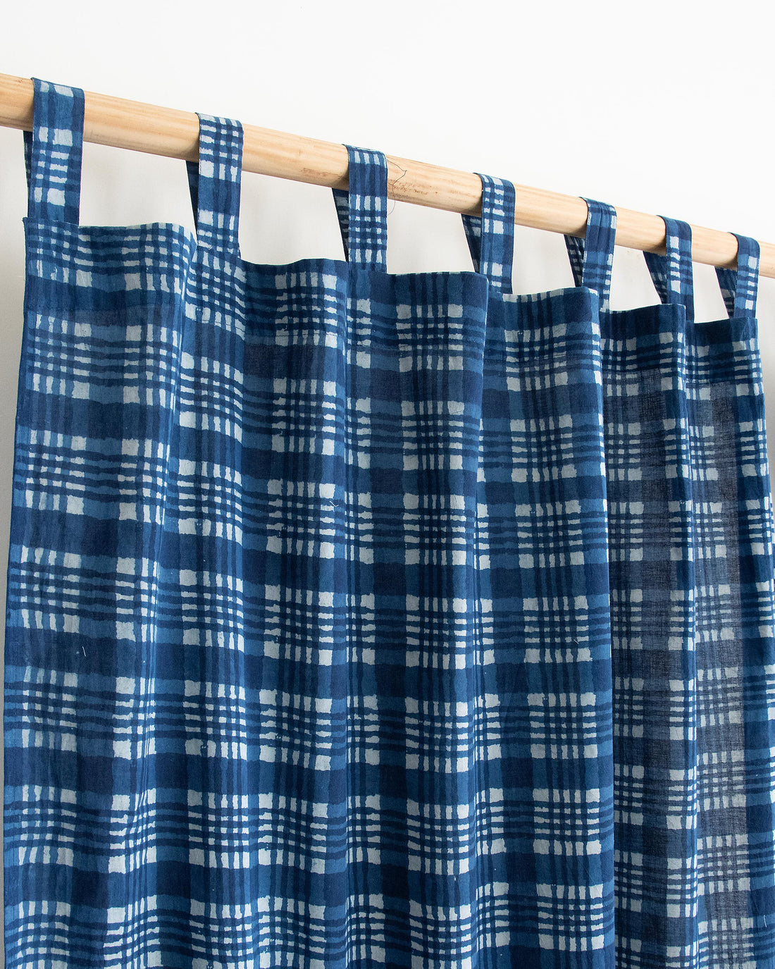 Indian Block Printed Cotton Curtains For Door