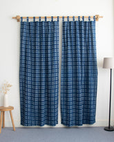 Indian Block Printed Cotton Curtains For Door