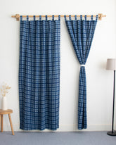 Indian Block Printed Cotton Curtains For Door