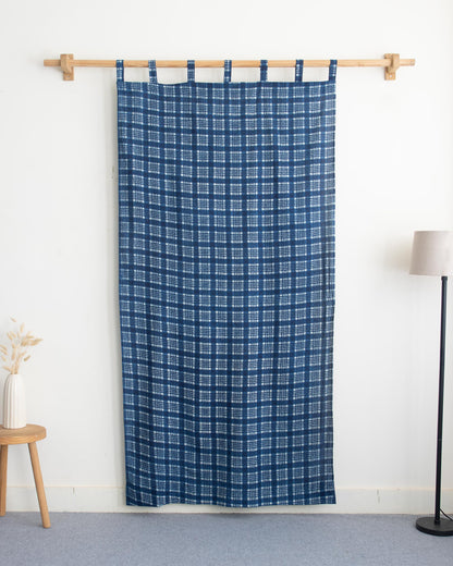 Indian Block Printed Cotton Curtains For Door